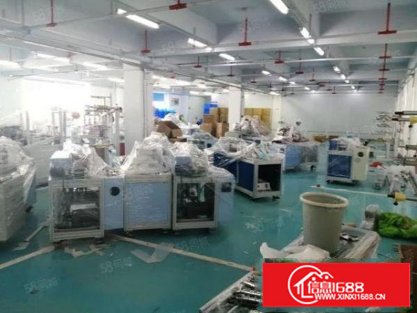 塘厦科苑城楼上标准地坪漆1000平厂房出租，形象好，办公室齐