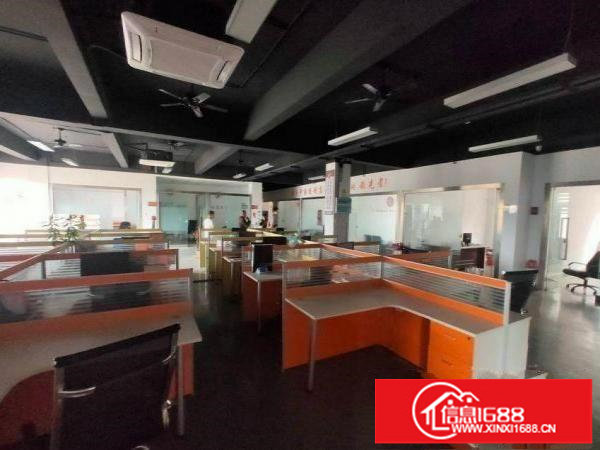 横岗怡锦精装修厂房办公室1380平带空中花园原房东招租