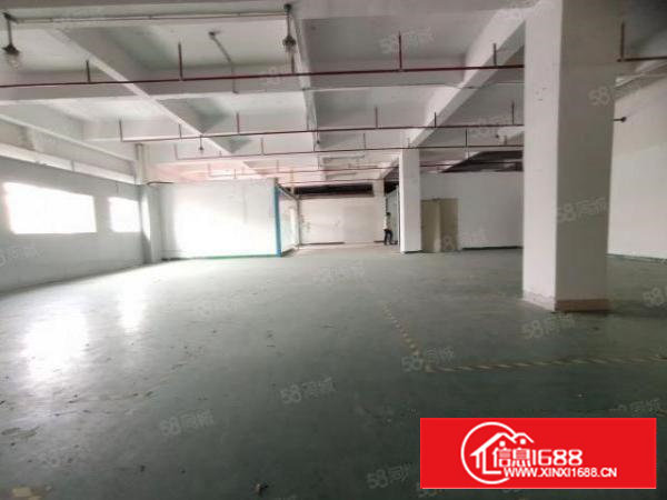 宝安西乡，大型花园式工业园，楼上1600平带装修厂房出租！