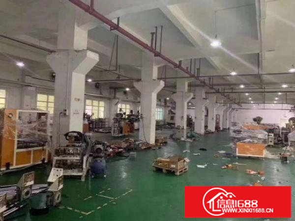 龙岗新生工业区厂房一楼1300平带装修出租高6米空地大