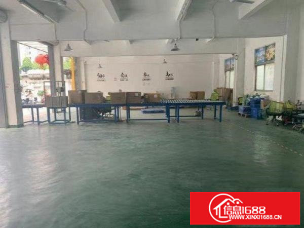 横岗四联急租一楼带装修厂房500平，拎包入住