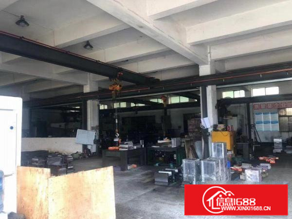 标准一楼厂房2500平方带行车带装修靠马路超大空地园区