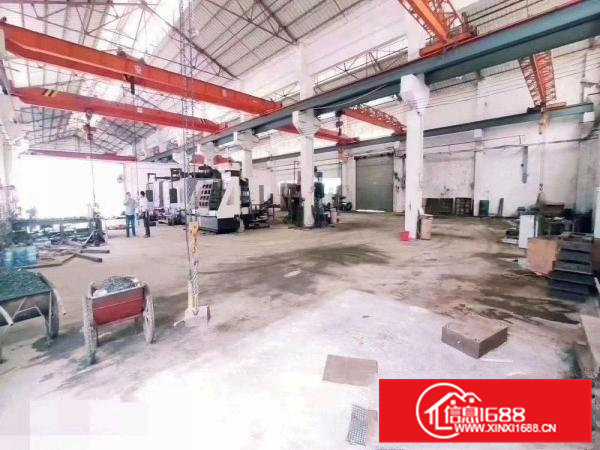 凤岗带行车无需转让费砖墙到顶钢构厂房出租1400平