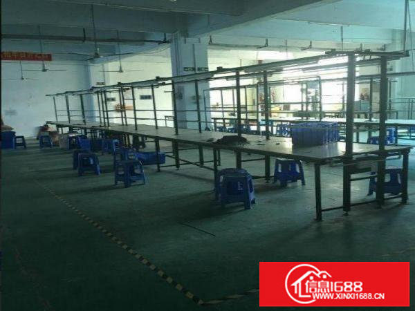 出租龙岗区新生村2楼整层1000平方带装修厂房