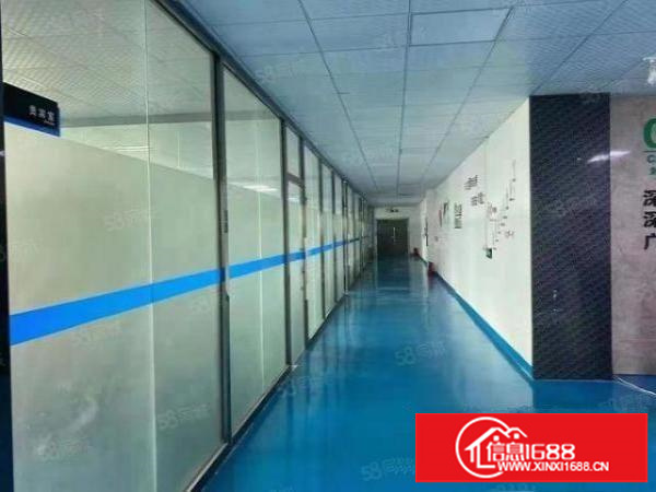 公明将石大型工业园四楼2400平米带装修，水电齐全