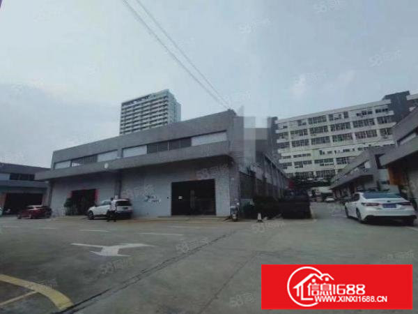 松岗原房东8米高实际面积带牛角2000平独栋厂房出租