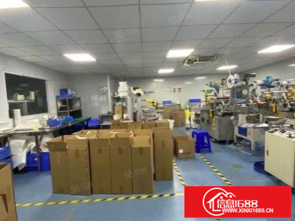 观澜章阁大型工业园厂房480平出租带无尘车间前台办公室精装修