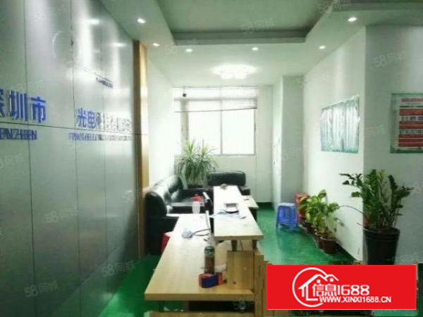 石岩官田地铁口新出楼上500平精装修无尘车间，无转让费