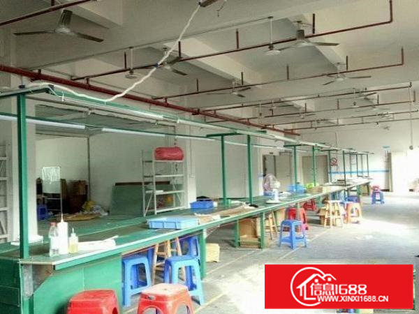 凤岗五联电子组装小五金加工毛刷手袋厂房出租精装修