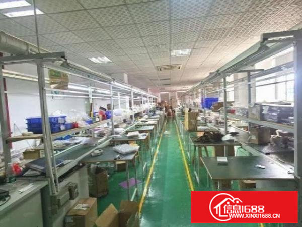 虎门博涌社区楼上带装修800平厂房出租