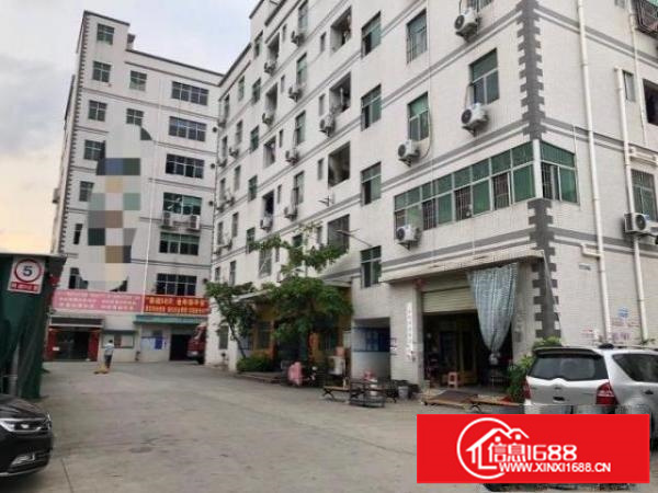 观澜新田自有物业楼上1300平厂房超大空地出租