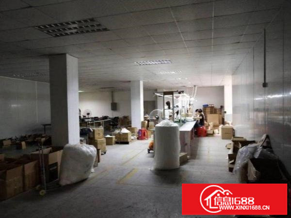 横岗华侨新村社区带装修二楼厂房680平方，可分租