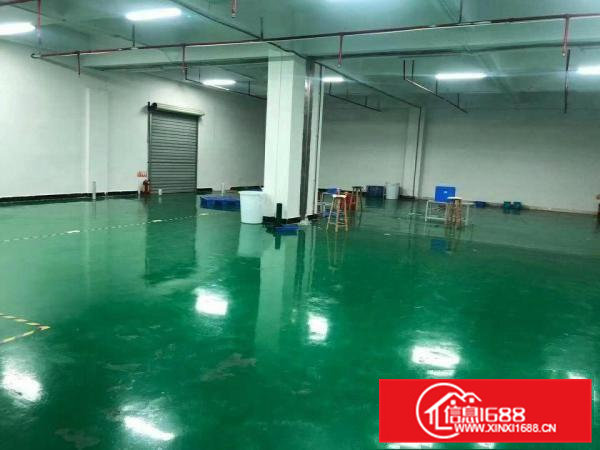 寮步海关旁全新地坪漆带现成办公室厂房1000平出租拎包入住