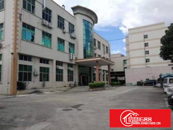 松岗沙浦围一楼1200平方带牛角重工业厂房可分租600方