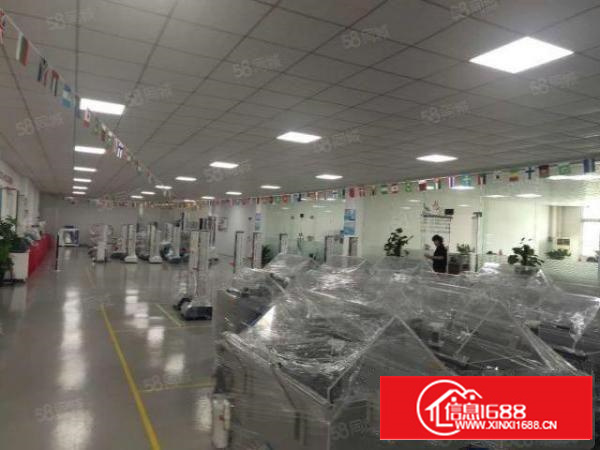 急租！茶山新空出厂房1200平方带现成装修办公室