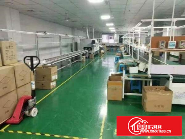 沙井京基百纳九九工业区楼上630平豪华装修厂房招租