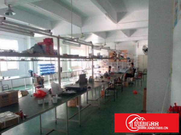 龙岗区龙城新出楼上500平米带装修厂房出租