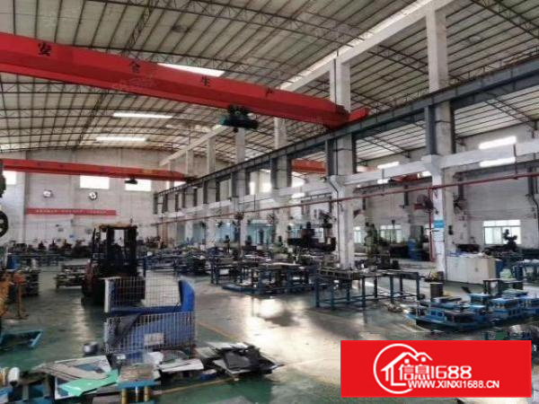 勒流富安工业区，独门独院3100方厂房，多台吊机