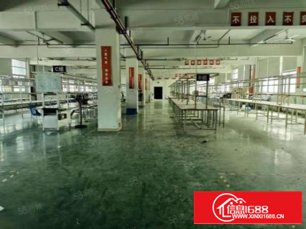 凤岗拎包入住厂房出租三楼2200平方水电到位带流水线台