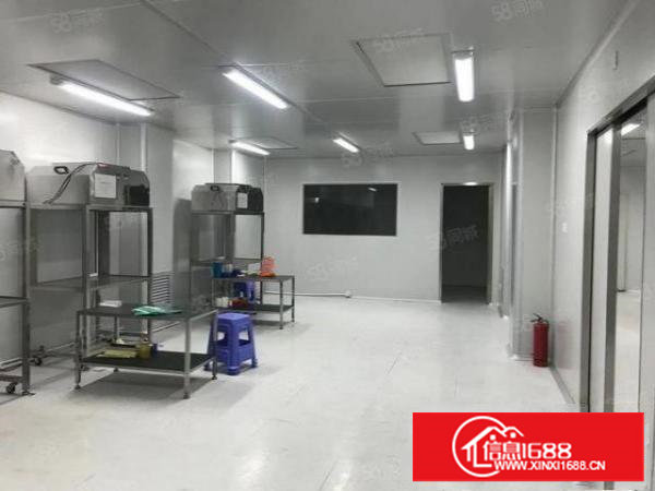 长安楼上新出680平方无尘车间装修厂房出租,水电齐全