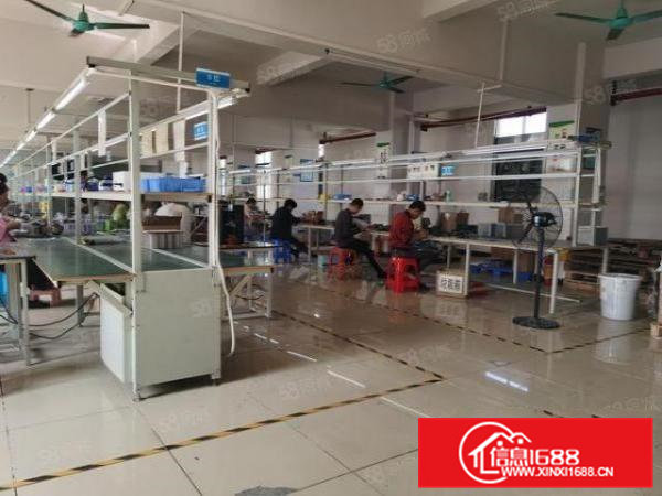 怀德新出一整层带精装修厂房出租现在是做电子