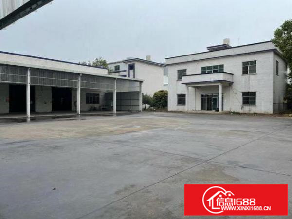 大朗镇松木山新出独院单一层钢构厂房7500平带行车滴水8米