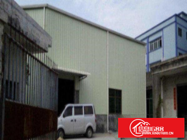 高埗600平米钢构单一层小厂房,交通便利厂房内水电、线路现成