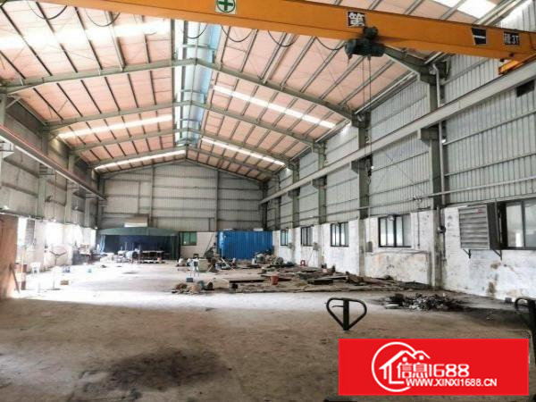 桥头原房东单一层厂房招租5000平8米高，有行车，电费便宜