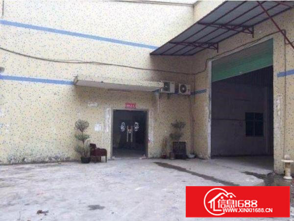 常平袁山贝原房东钢构1200平方米厂房出租(现成办公室装修)