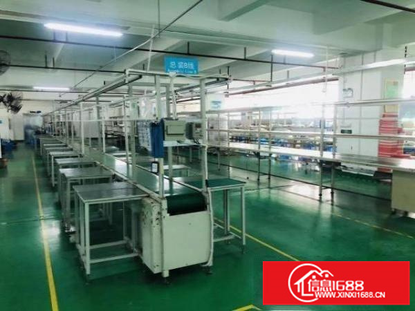 5号线布吉长龙站园区楼上厂房招租：1150平层高5米