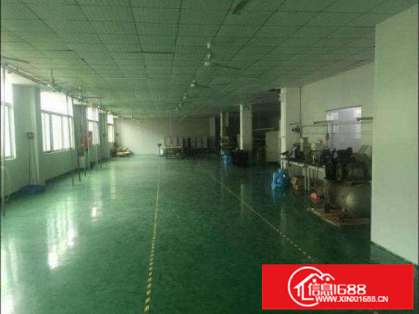 龙岗区龙岗二楼1300平方整层装修厂房分租700平