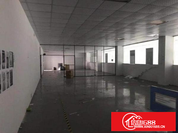 龙岗龙东有红本厂房3楼1350平带精装修使用率80