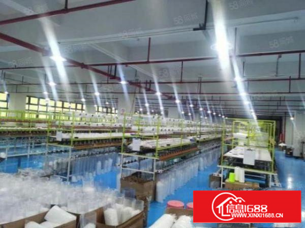 寮步新出楼上2380平精装修全新地坪漆厂房低价出租