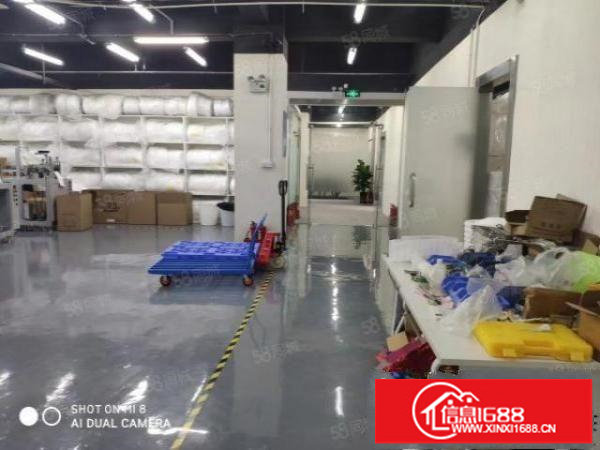 大浪商业中心附近大型园区新出整层550平带装修厂房出租