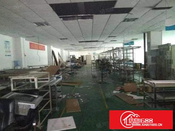 坪山沙湖带装修二楼厂房300平出租，13元