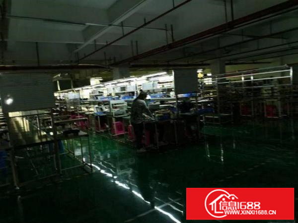 横岗华乐6楼2800平方厂房出租，带装修水电齐全