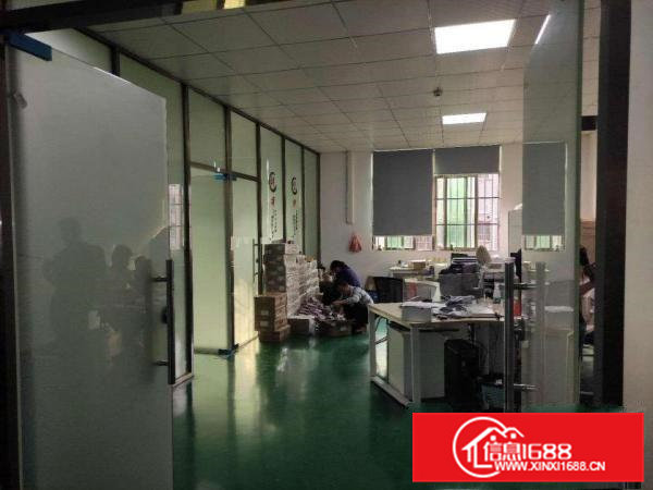带地坪漆精装修,3楼1280平,大朗洋乌工业园标准厂房可分租