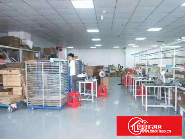 沙井后亭地铁口宝安大道边3楼360平豪华装修厂房招租