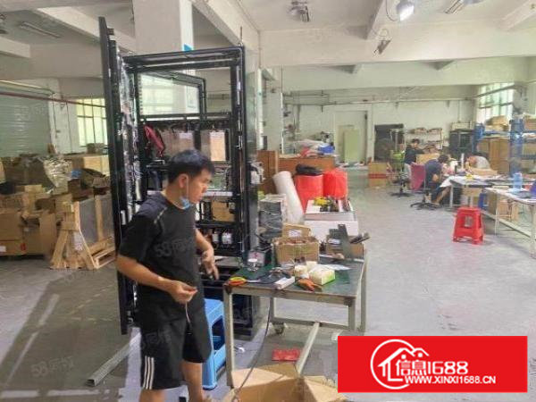 石岩地铁口一楼500平厂房实际面积出租，原房东零公摊水电到位