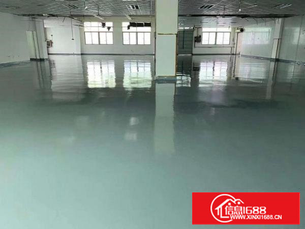 长安锦厦新出三楼1100平方全新地坪漆吊顶，形象大气