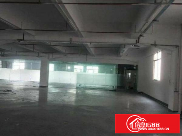 石岩园美楼上厂房500平方出租，免转让费，精装修