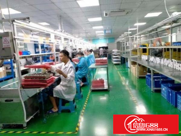 低价出租大浪工业区楼上1280平方标准厂房出租可做无尘车间