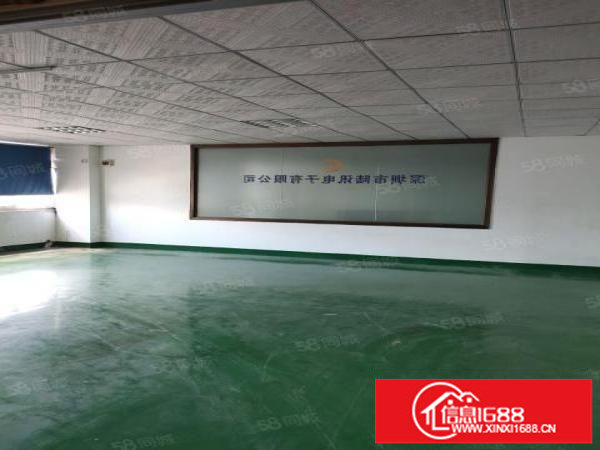 龙岗同乐高速出口四楼700平方现成装修好的办公室和水电