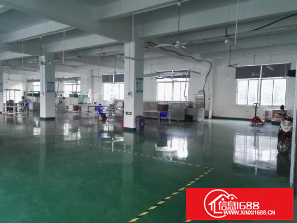 龙岗坪地坪西新出楼上980平精装修厂房出租可分租