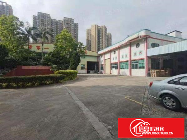 寮步凫西工业园单一层带牛角高6米3900平厂房出租现成行车