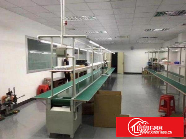 横岗四联大型工业园标准厂房1200平米出租，带红本位置好