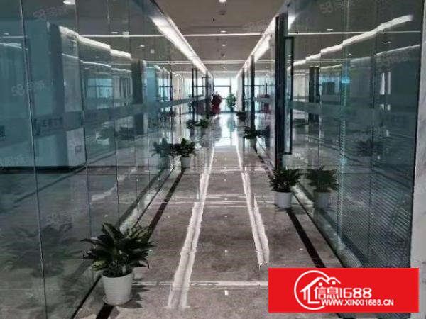 塘厦莲湖主干道全新写字楼1000平方出租，130平起租带精装