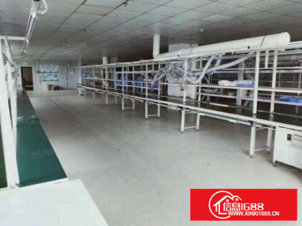 沙井后亭地铁口楼上1200平精装车间办公室有吊顶停车位充足