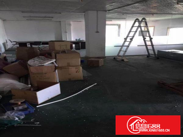 常平卢屋楼上1000平米现成装修厂房出租带地坪漆