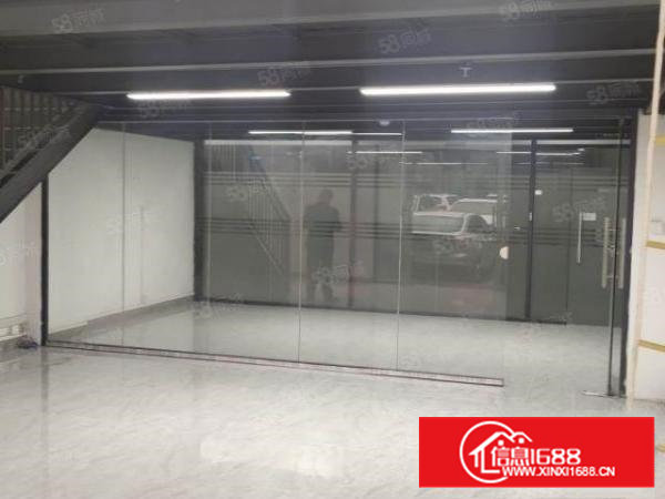 西乡固戍宝安大道边，新出带装修复式192平办公，仓库低价出租